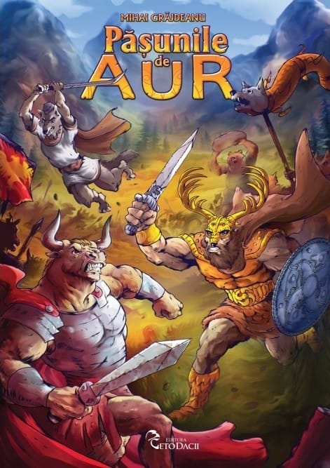 PĂȘUNILE DE AUR . Dacii și romanii pe înțelesul copiilor PĂȘUNILE DE AUR . Dacii și romanii pe înțelesul copiilor