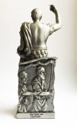 Statuetă Traian, metal - imagine 2