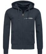 Hanorac Lup Dacic și Simboluri  Tăblițe Sinaia, cu fermoar, bleumarin - imagine 2