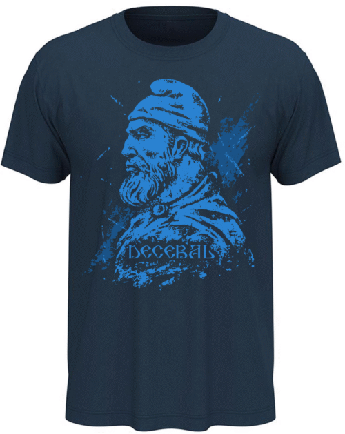 Tricou Decebal pe Columnă, bleumarin