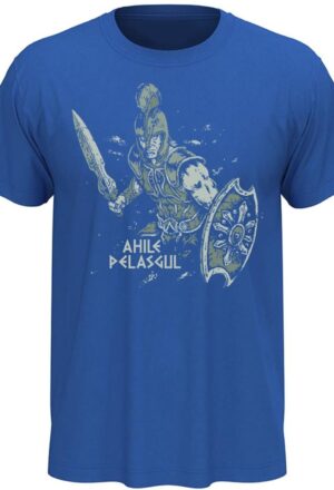 Tricou Ahile Pelasgul, albastru
