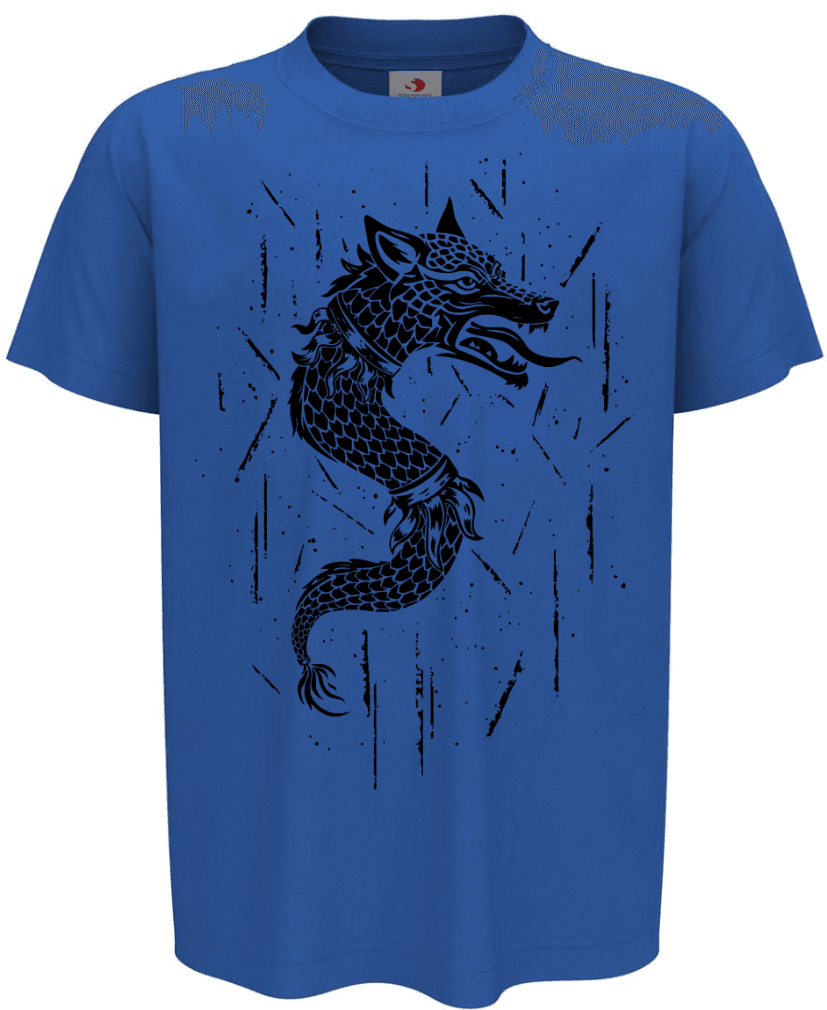 Tricou Dracones, copii, albastru Tricou Dracones, copii, albastru