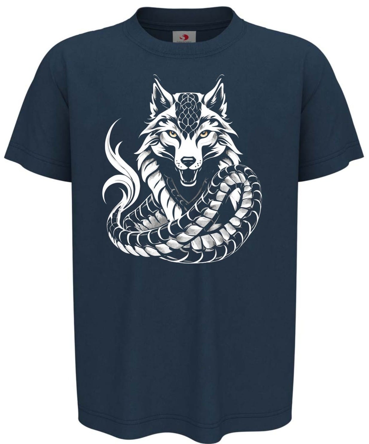 Tricou Lup Dacic, copii, bleumarin Tricou Lup Dacic, copii, bleumarin