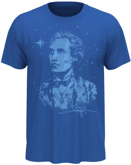 Tricou Eminescu, albastru